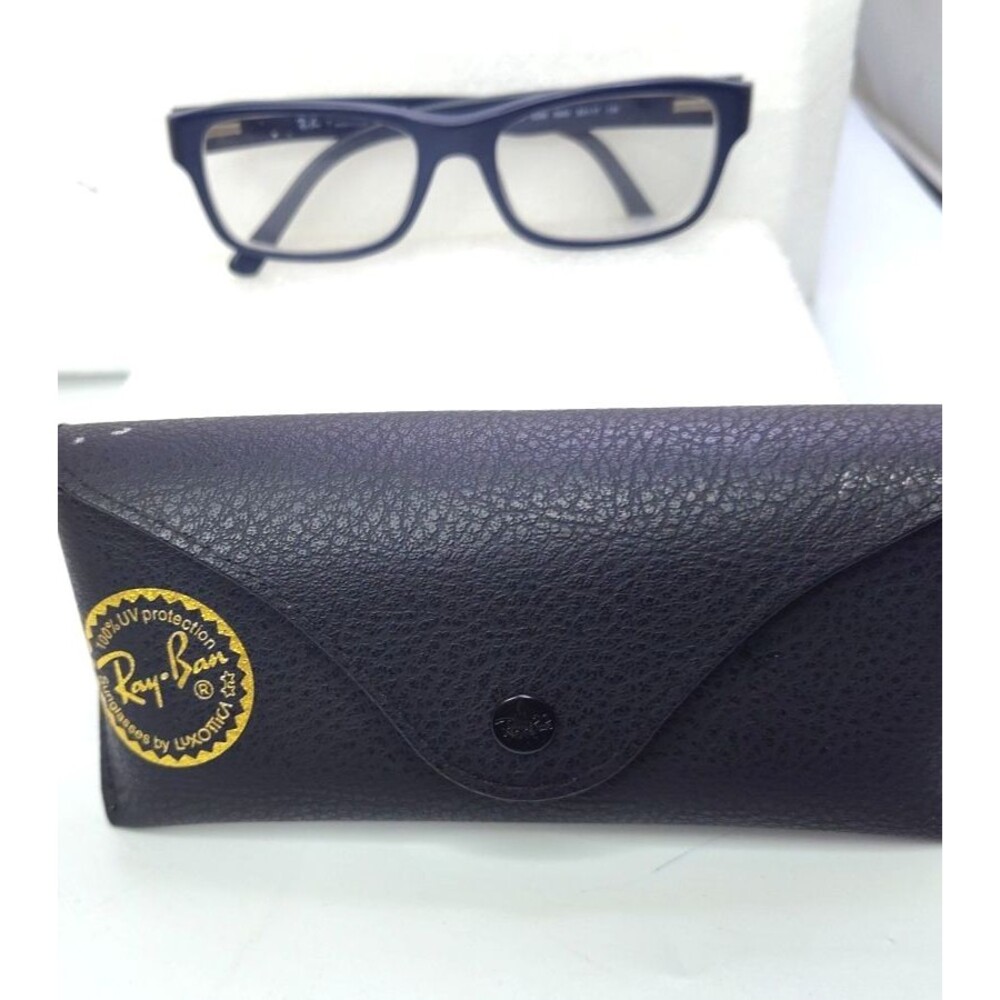 Ray-Ban Gray Eyeglasses Frames Only RB 5268 5583 52 -17- 135 w Black Snap Case